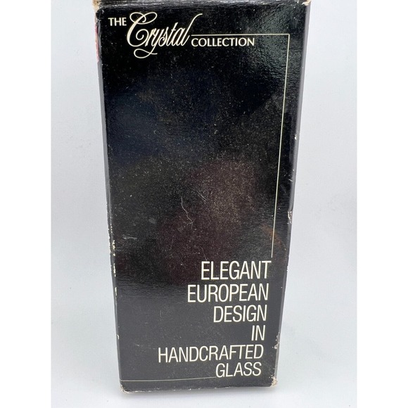 Vintage Spring Swirl Pattern Ruffled Edge Elegant Glass European 7" Flower Vase - Picture 2 of 6